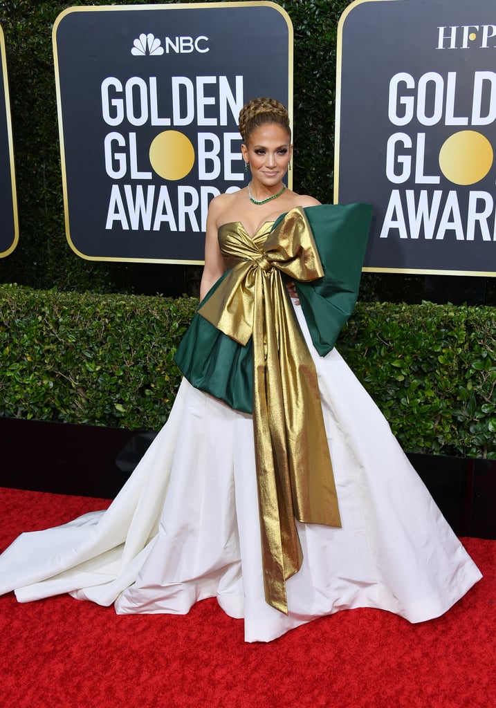  Jennifer Lopez  s Double Bow Dress  at the 2020  Golden  