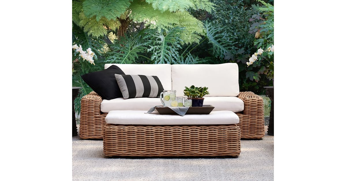 Pottery Barn Monterey AllWeather Wicker Sofa The Best Outdoor