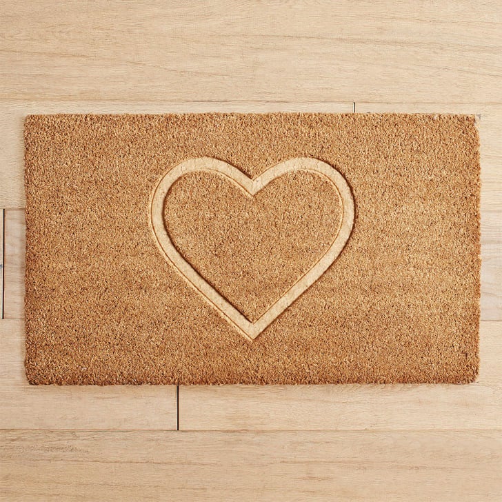 Embossed Heart Doormat Pier 1 Valentine's Day Decor POPSUGAR Family