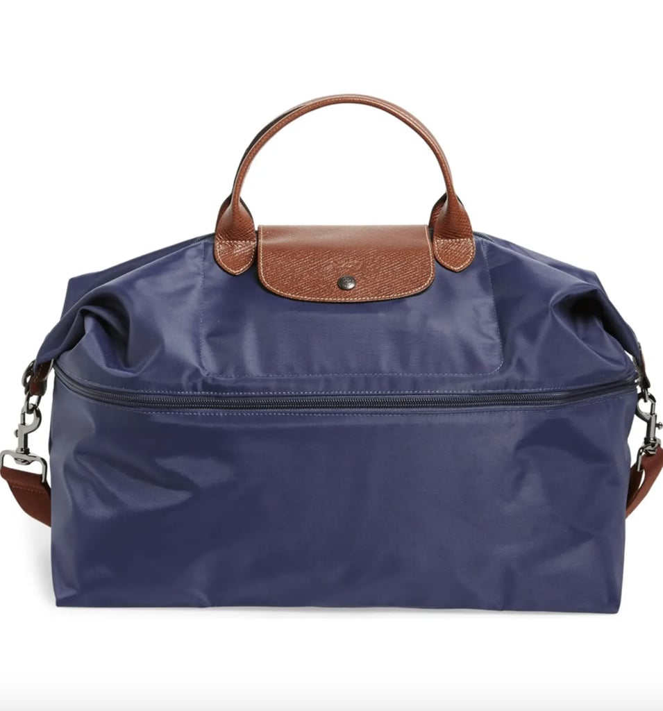 Best Expandable Weekender Bag: Longchamp Le Pliage Expandable Travel Bag