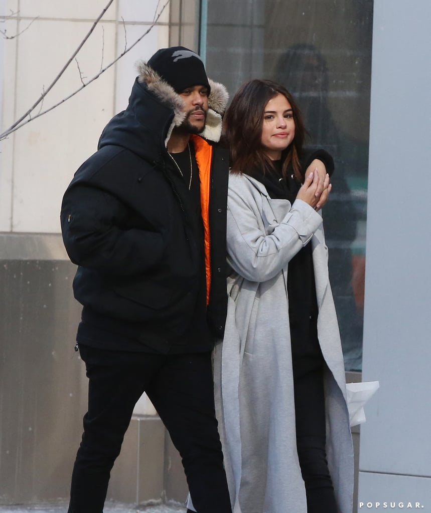Selena Gomez and The Weeknd Shopping in Toronto March 2017
