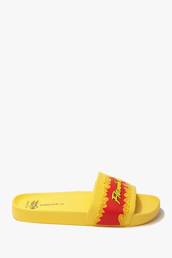 Forever 21 Cheetos Flamin' Hot Graphic Slides