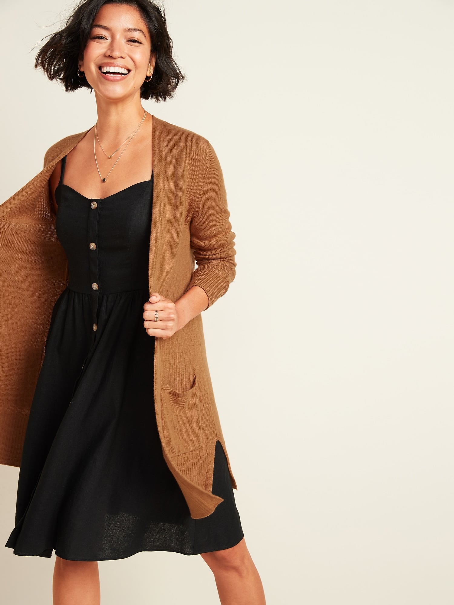 Old navy short open front sweater top