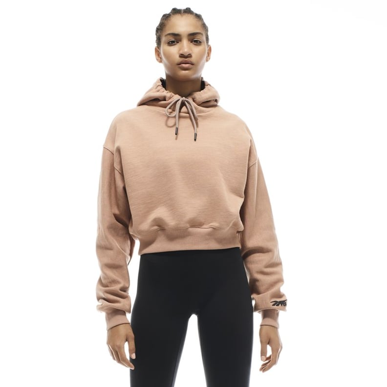 Reebok x VB Cropped Hoodie — Brown