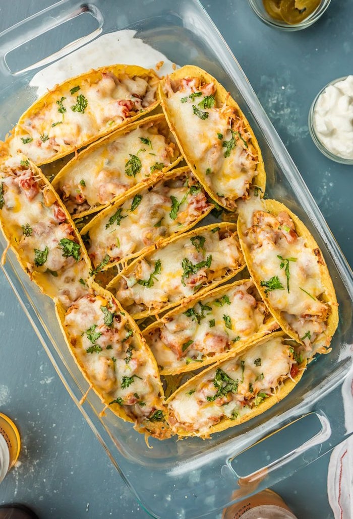 Oven-Baked Chicken Tacos