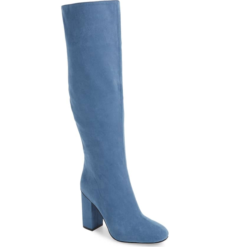 jeffrey campbell white knee high boots