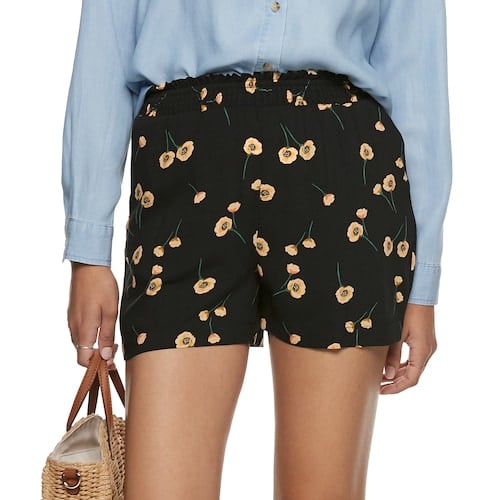 POPSUGAR Printed Pull-On Shorts