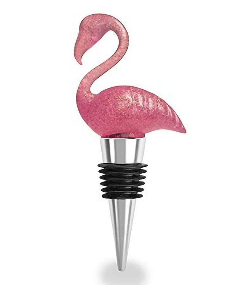 Pink Flamingo Wine Bottle Stopper
