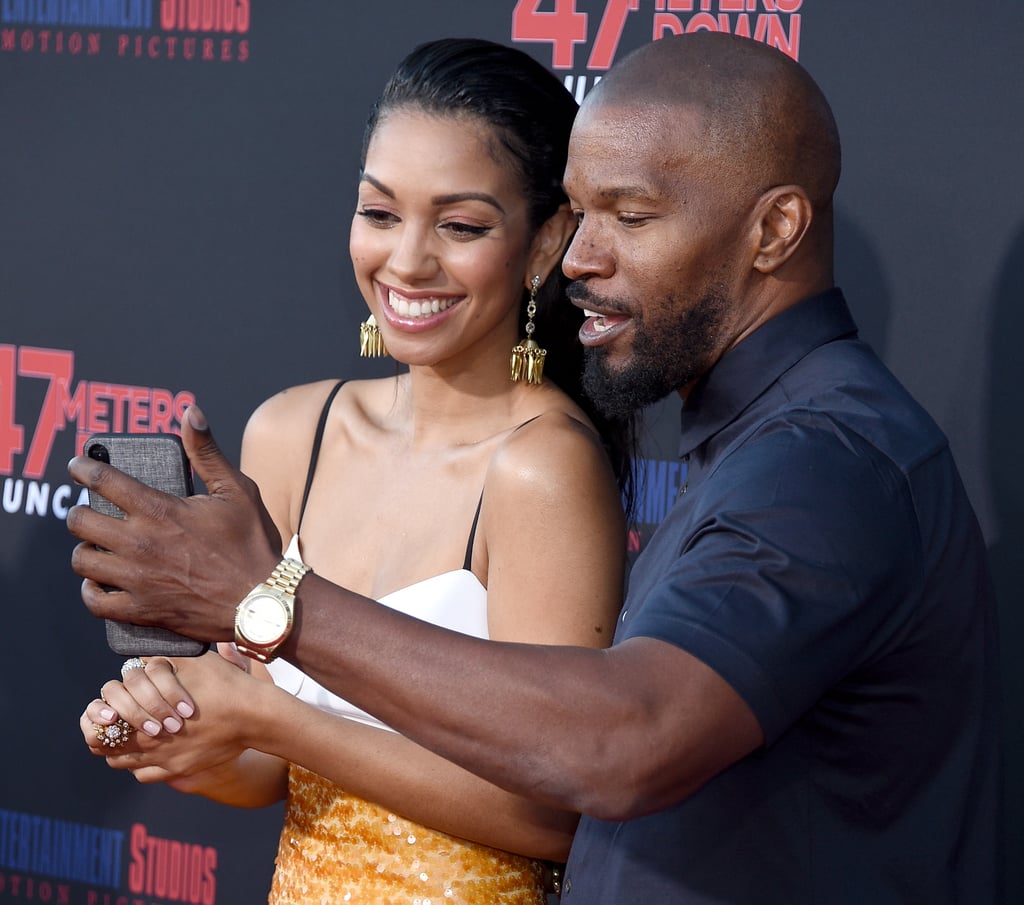 Jamie Foxx and Sylvester Stallone at 47 Meters Down Premiere