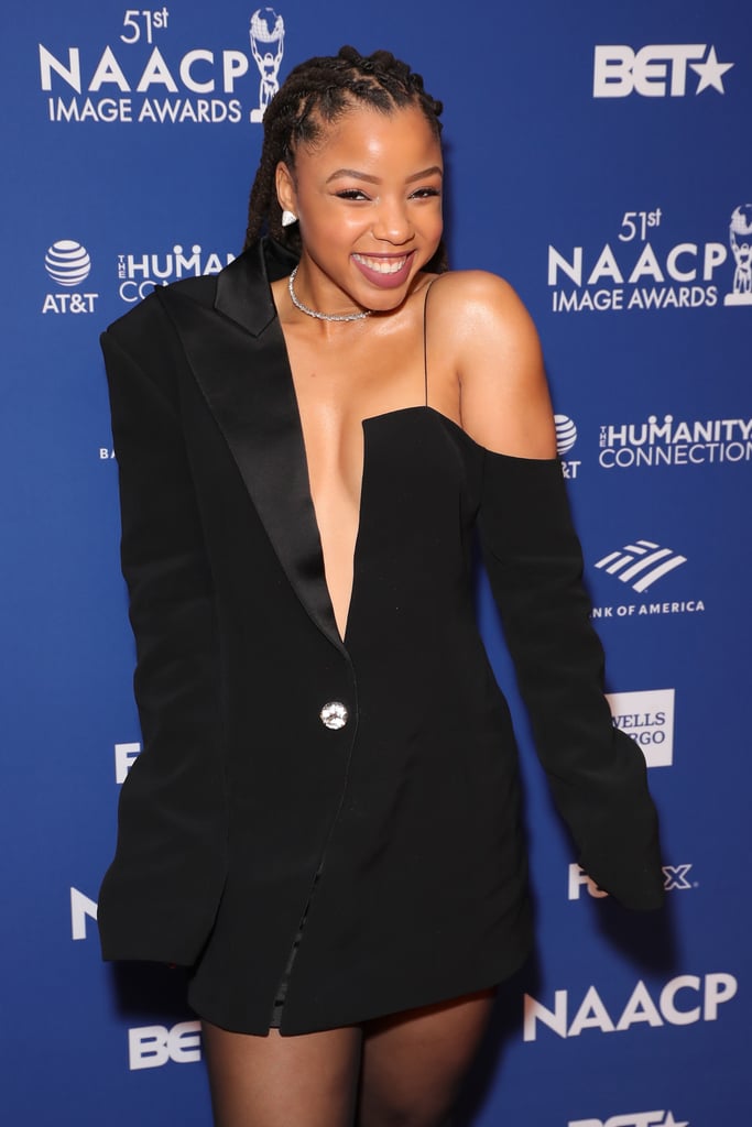 Chloe Bailey at the 2020 NAACP Image Awards Dinner
