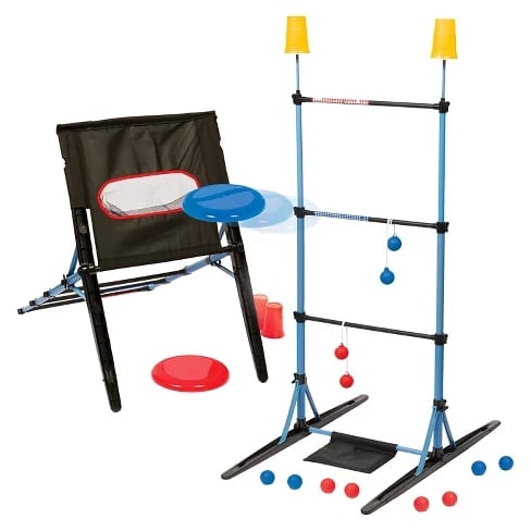 3-in-1 Ladderball/Disc Toss/Target Toss Set