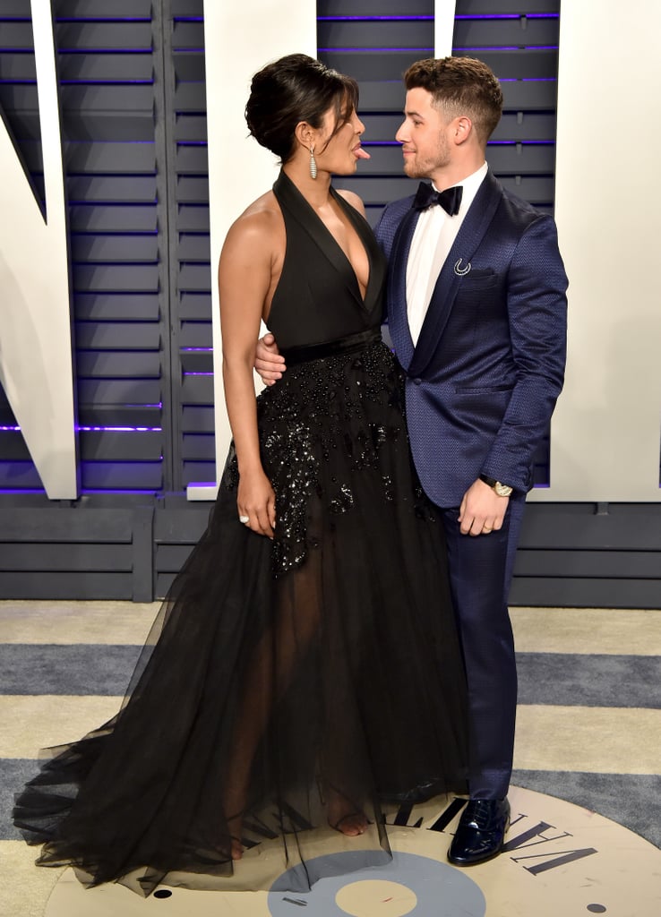 Nick Jonas Priyanka Chopra at Vanity Fair Oscars Party 2019