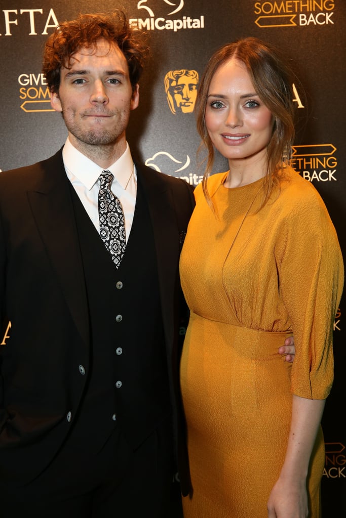 Sam Claflin and Laura Haddock at BAFTA Party 2016