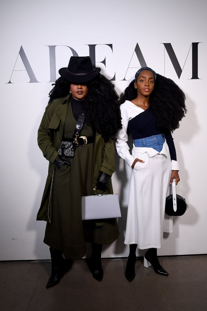 TK Wonder and Cipriana Quann at Adeam Fall 2019