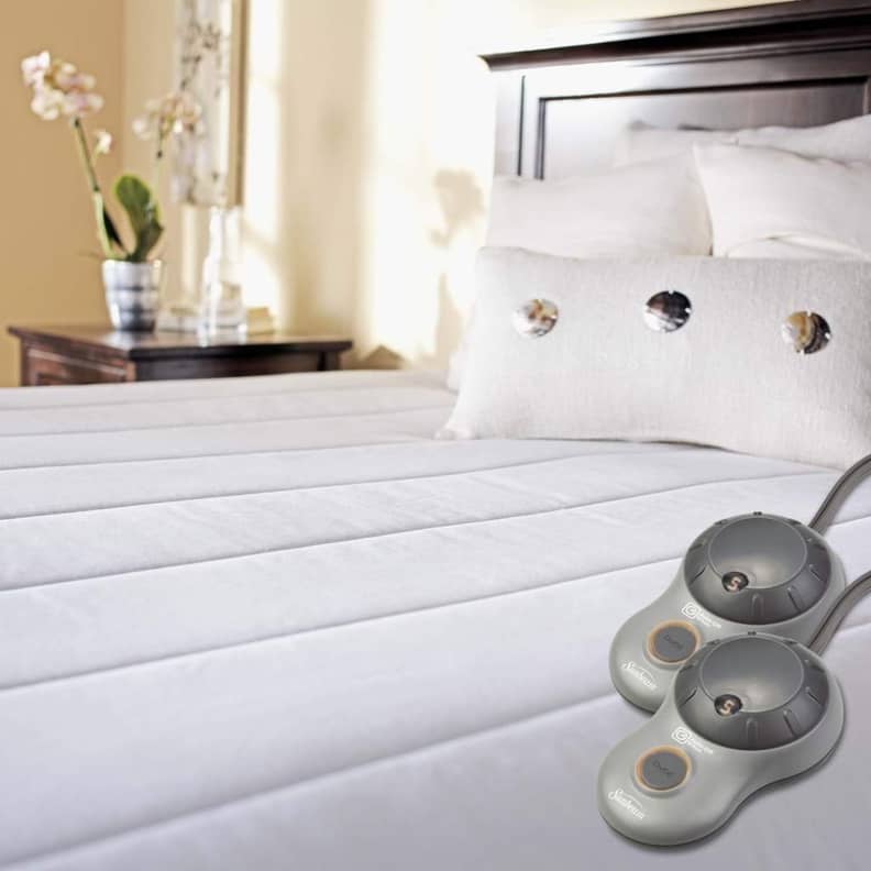Sunbeam health restore heated mattress sales pad