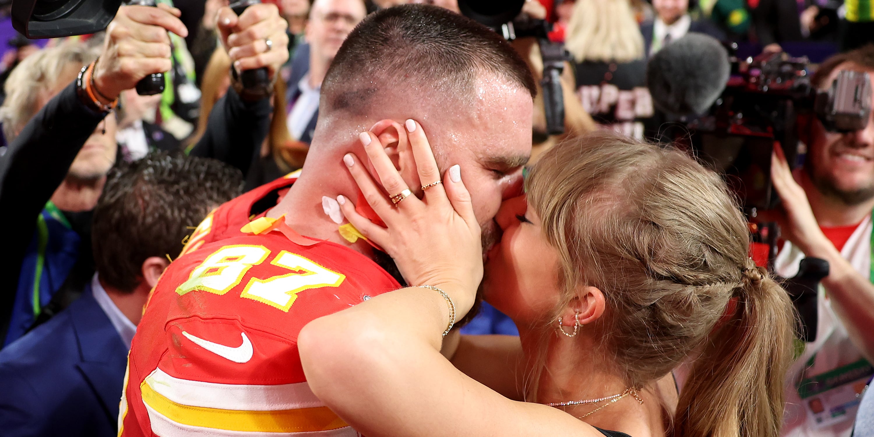 Taylor Swift Just Made "Naked Nails" the Ultimate Engagement Manicure