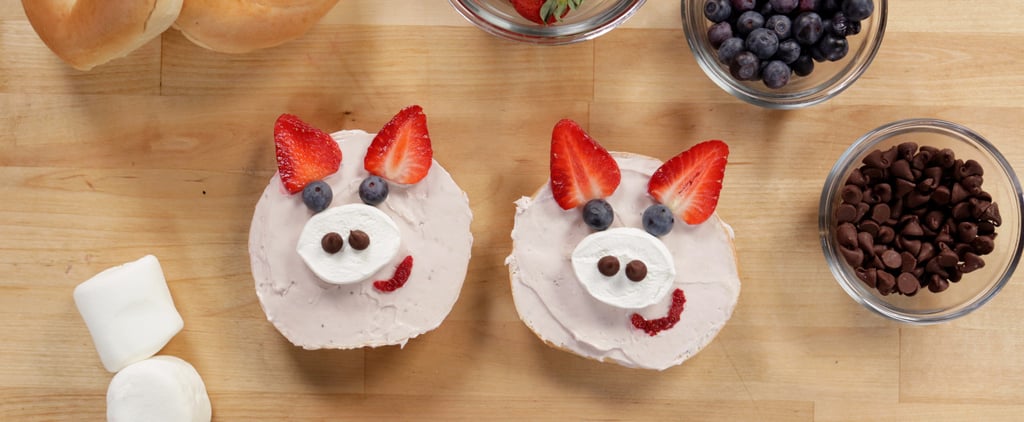 Strawberry Pig Bagels