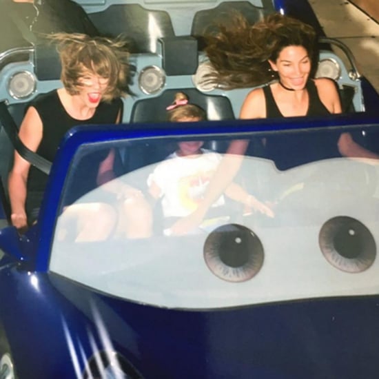 Taylor Swift and Lily Aldridge at Disneyland April 2016