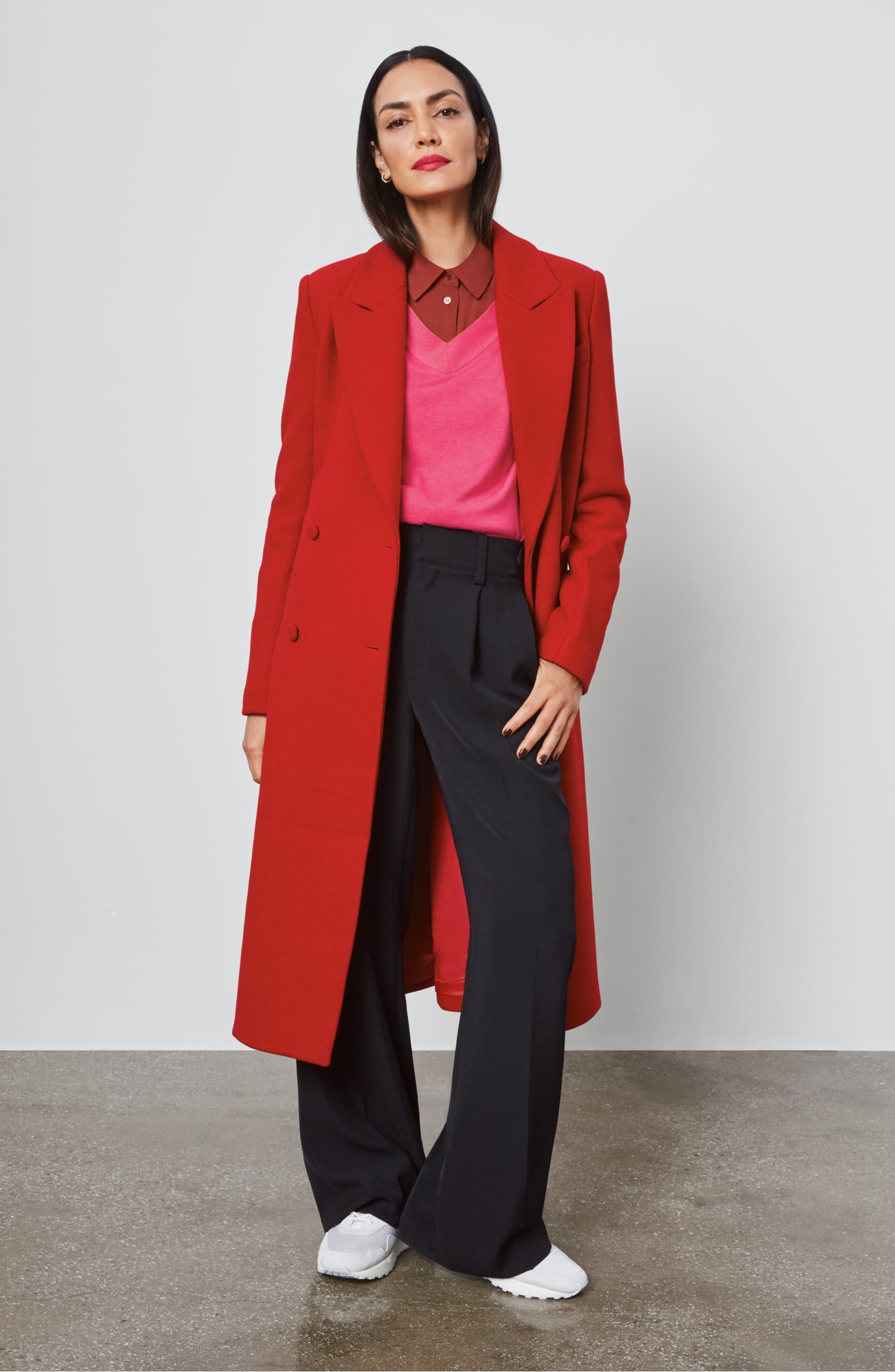 Avec les somple filles moto wool coat