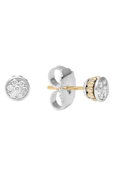 Lagos Diamond & Caviar Stud Earrings ($2,250)