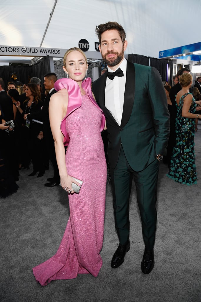 Emily Blunt and John Krasinski at the 2019 SAG Awards