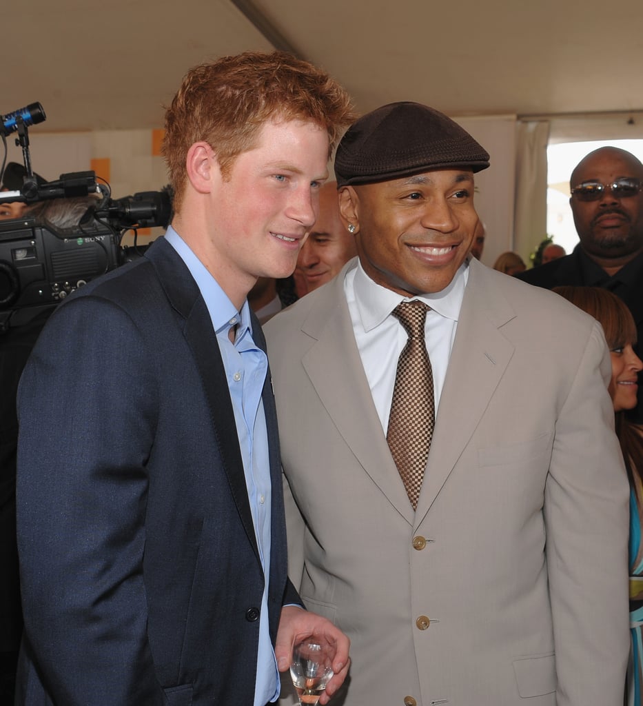 Prince Harry and LL Cool J took a photo together in May 2009 at the Veuve Clicquot Manhattan Polo Classic in NYC.