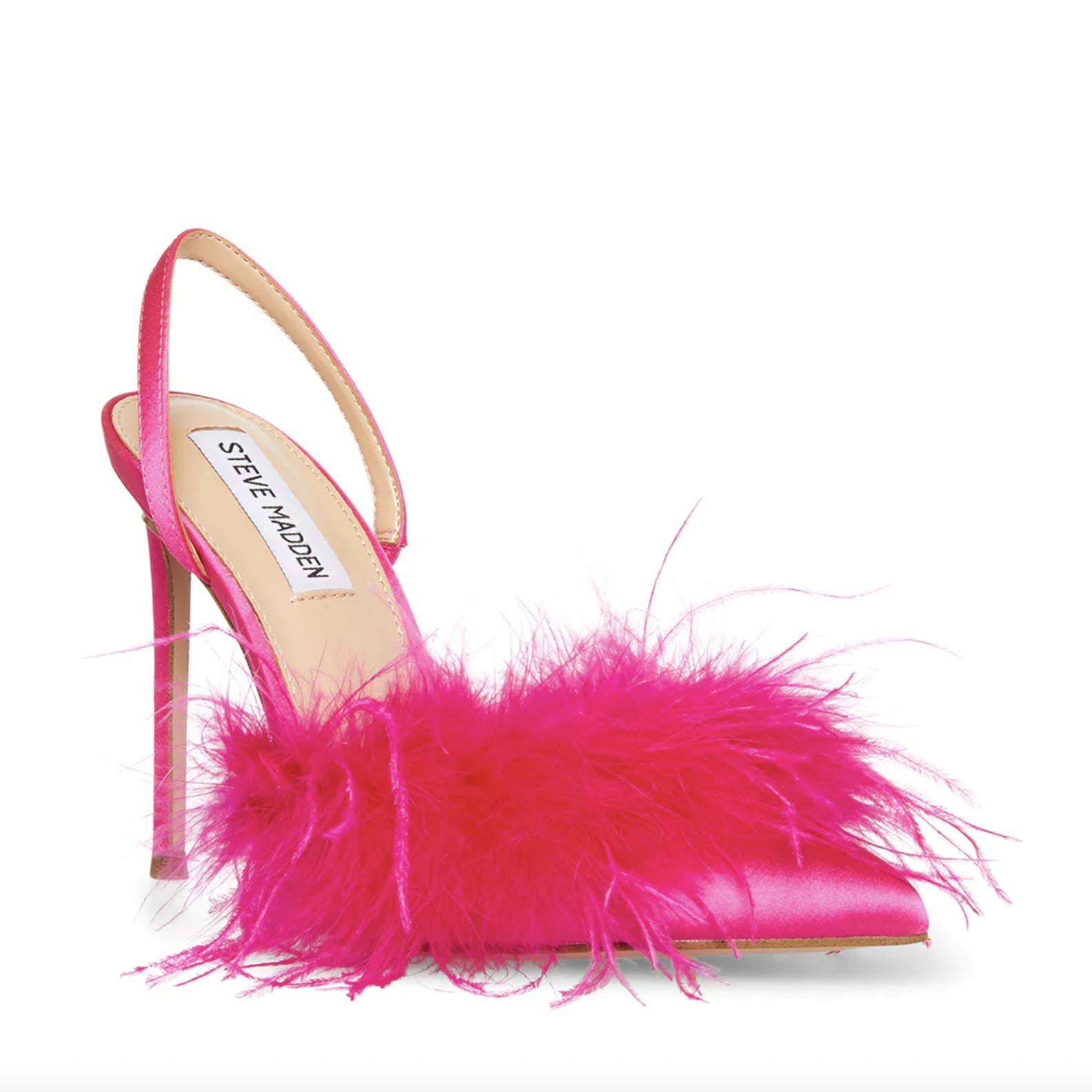 Shop Pink Feathery Heels Inspired by the Barbie Movie POPSUGAR Fashion