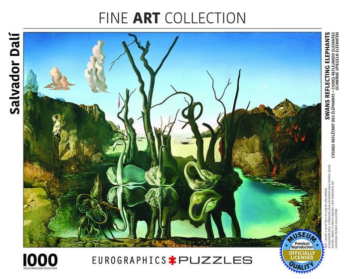 Eurographics Salvador Dali Swans Reflecting Elephants 1000 Piece Jigsaw Puzzle