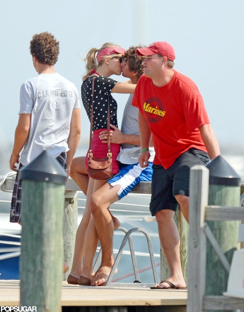 Taylor Swift and Conor Kennedy kissed during their stay on Cape Cod in August 2012. Taylor Swift and Conor Kennedy kissed during their stay on Cape Cod in August 2012.