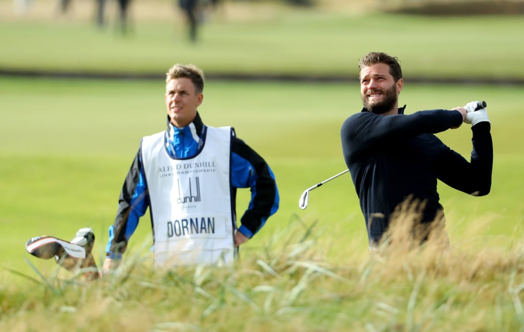 Jamie Dornan Golfing in Scotland October 2016