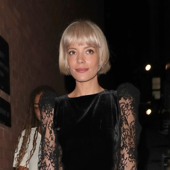 Lily Allen's Alessandra Rich Sheer Dress