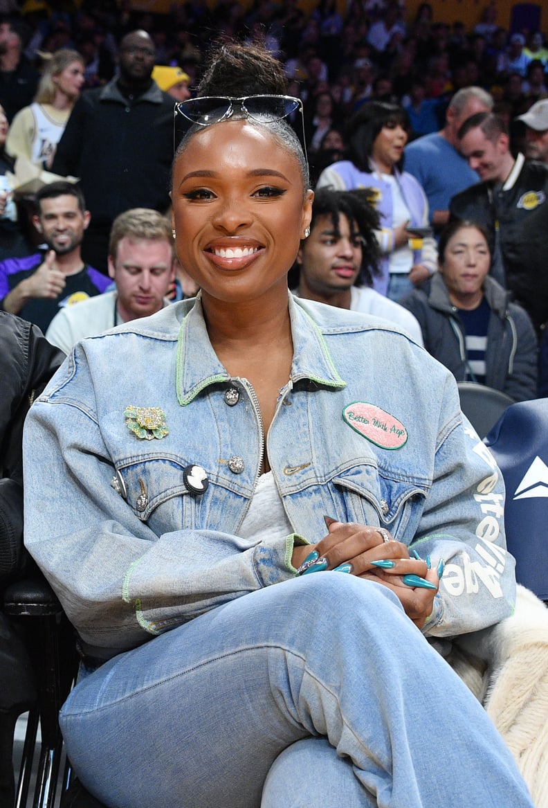 Jennifer Hudson's Basketball-Game Outfit