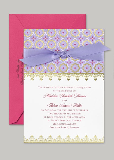 This Exotic Romance Jasmine Inspired Stationery Features Purple And Inject Some Diehard Disney Princess Fandom Into Your Wedding Popsugar Love Sex Photo 28