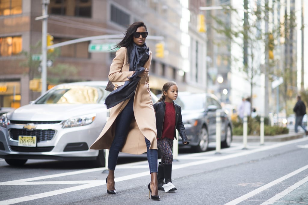 Jasmine Tookes wearing a Louis Vuitton bag.