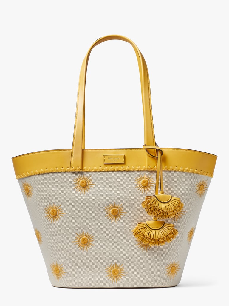A Vibrant Carryall: Kate Spade New York The Pier Embroidered Canvas Medium Tote