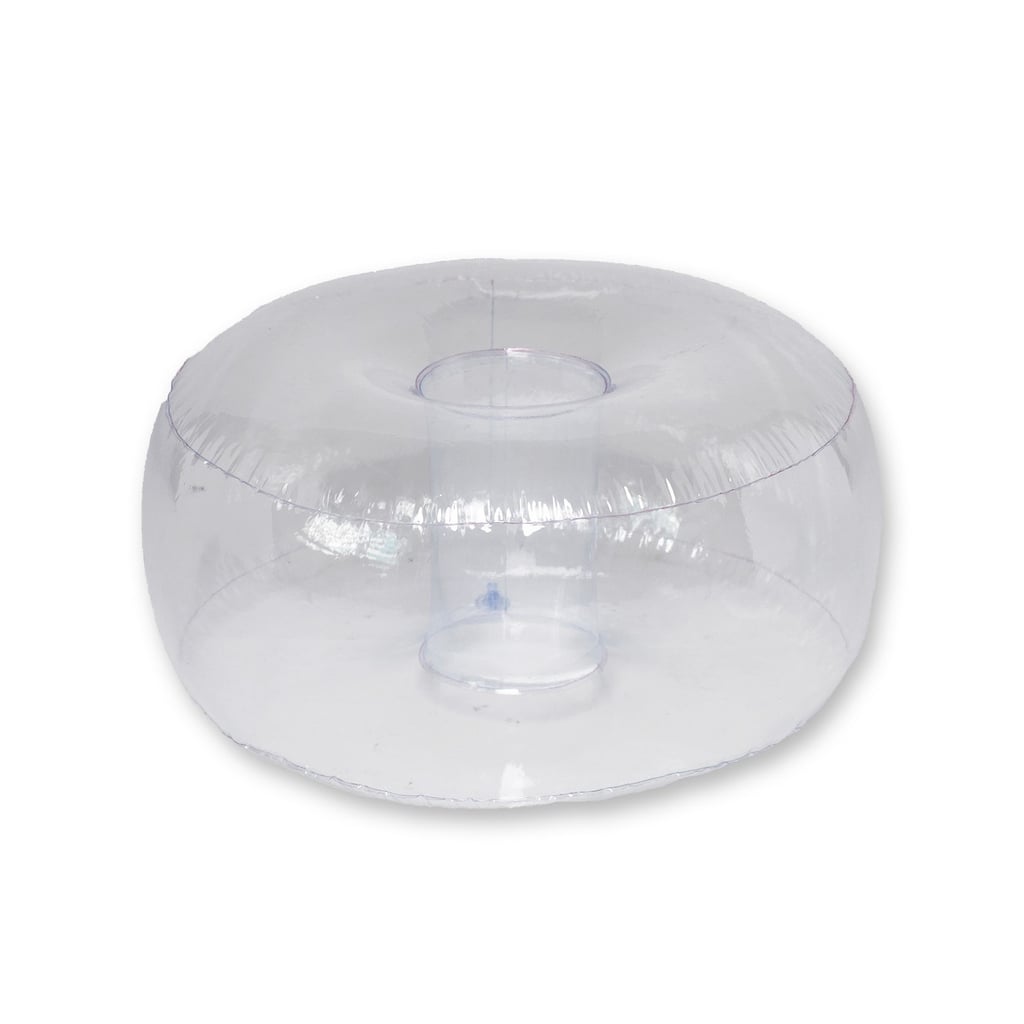 Inflatable Ottoman in Clear