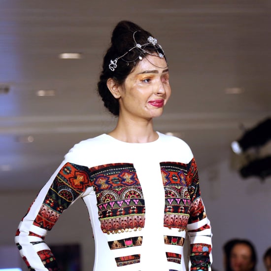 Acid Attack Survivor Walks at NYFW Runway Show
