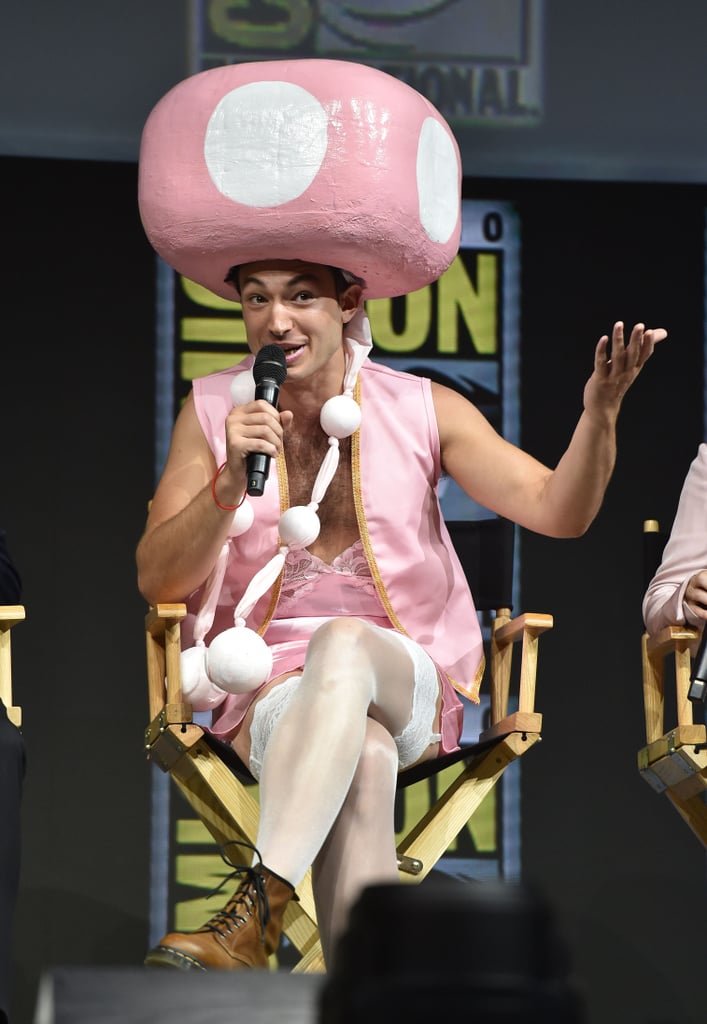 Ezra Miller as Toadette at Comic-Con 2018