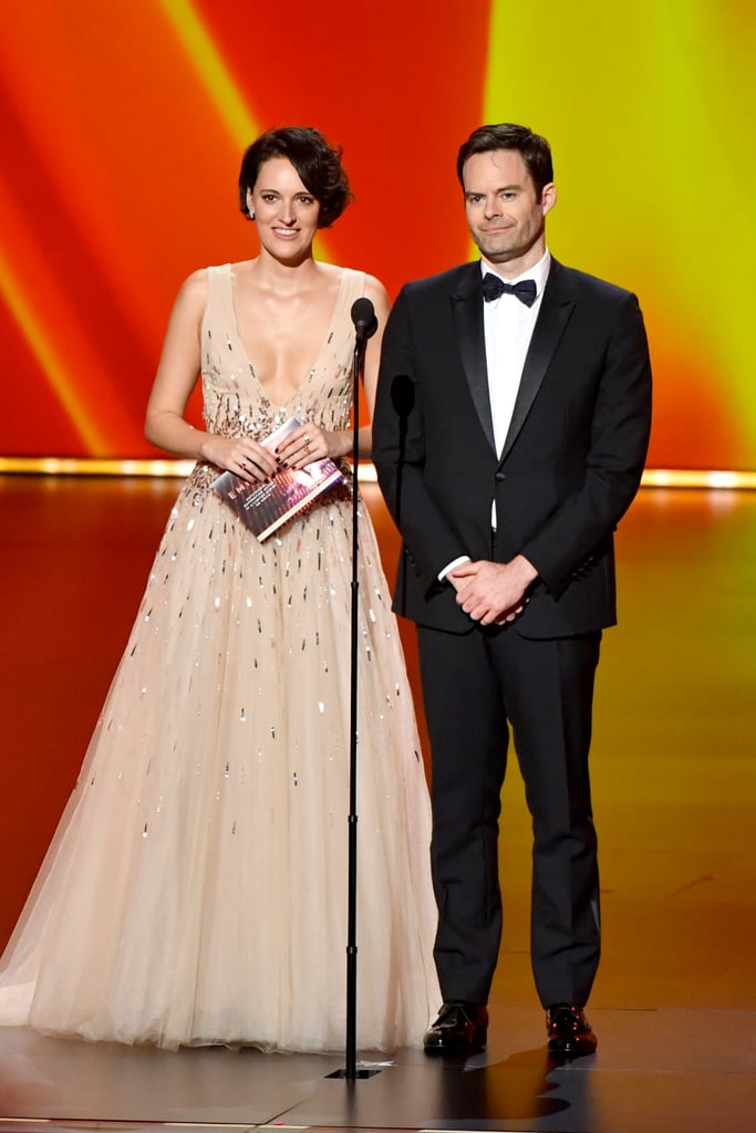 Phoebe Waller-Bridge and Bill Hader at the 2019 Emmys