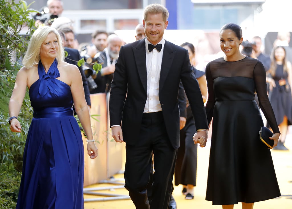 Pictured: Prince Harry and Meghan Markle at The Lion King premiere in London.