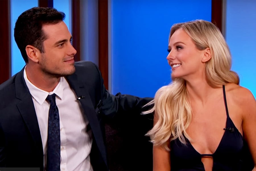 Ben Higgins and Lauren Bushnell on Jimmy Kimmel Live