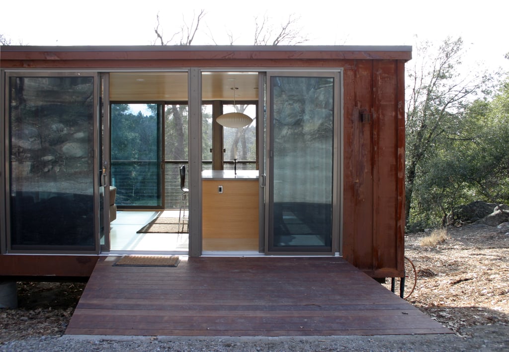 Located in San Diego, the Palomar Mountain weeHouse is a gorgeous example of tiny housing done right. The small space uses windows to create a feeling of openness and features a wooden deck as an outdoor extension of the home.