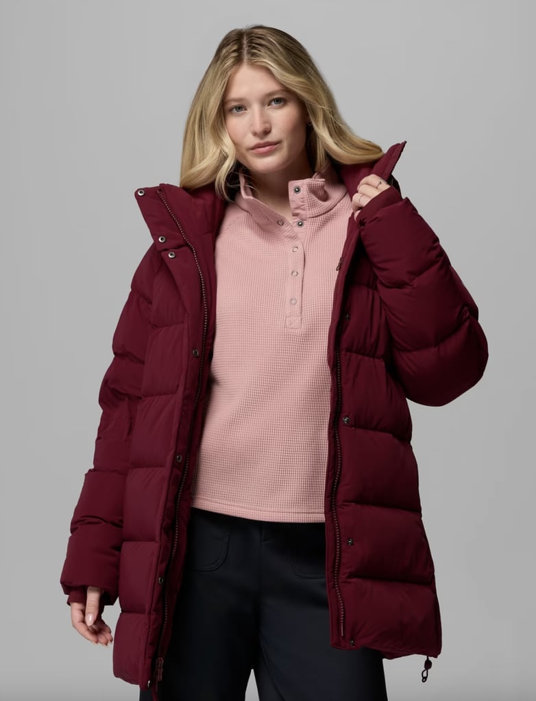 Columbia Amaze Puff Mid Hooded Jacket ($260)
Yes, because if we're talking winter style, we might as well discuss winter jackets as a whole. This one from Columbia is one of my favorites. The length is perfect — not too long or too short — and its puffer style is so warm, I barely need another layer underneath. It combats windy days, subzero temperatures, and winter storms with ease. I'm a big fan, and if someone in your life needs a new weatherproof coat, this one's a great option.