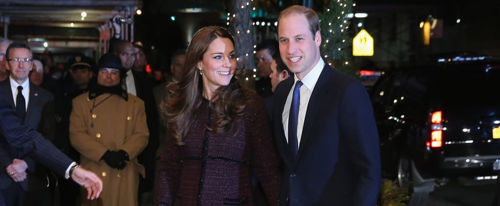Kate Middleton Pregnant Wearing Seraphine Coat in New York