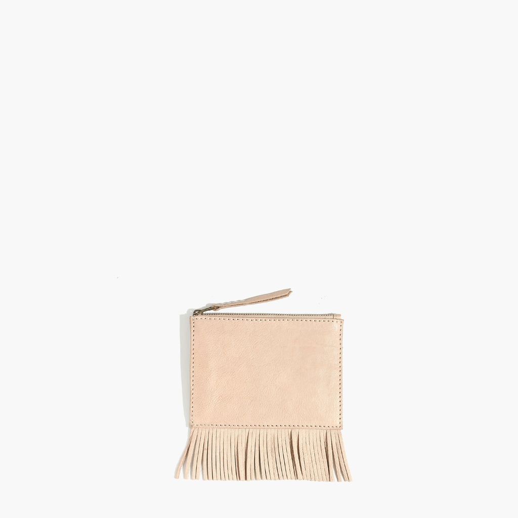 Madewell Leather Fringe Pouch Wallet ($32)