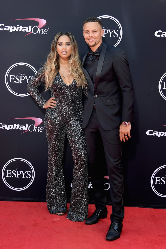 Stephen and Ayesha Curry at the 2017 ESPYs