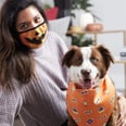 These Spooky Face Mask and Bandana Sets Allow You to Match Your Dog This Halloween
