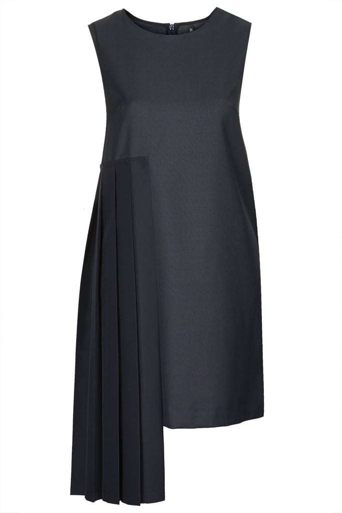 Topshop Pleated Panel Shift Dress