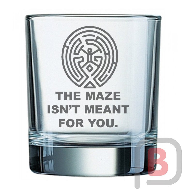 Westworld Maze Whisky Glass ($12)