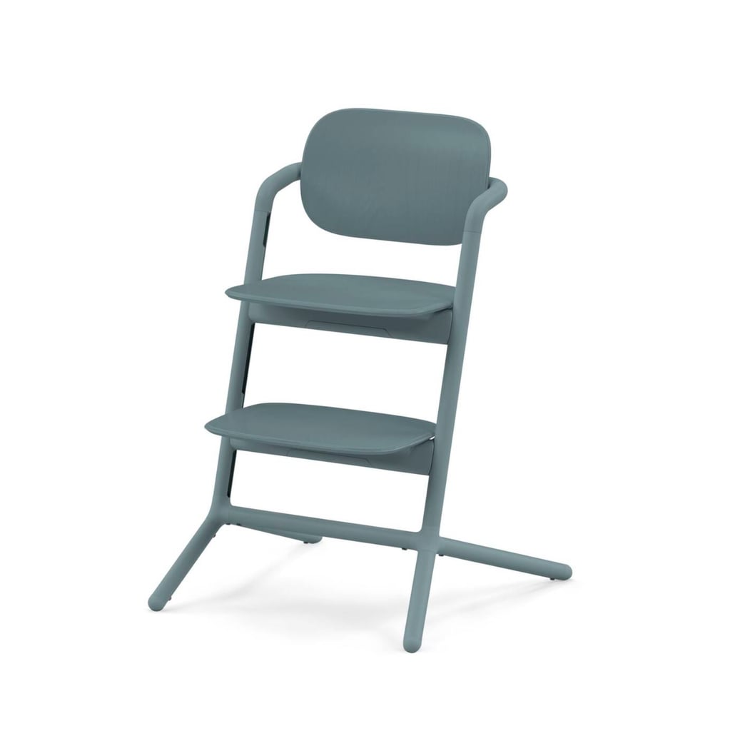 Cybex Lemo 4-in-1 High Chair ($350)
For moms who appreciate longevity in their baby gear, this high chair is a win. It grows with your child from infancy through the toddler years and makes family meals feel more connected. Cadet especially appreciates being able to include her newborn at the table during family dinners.